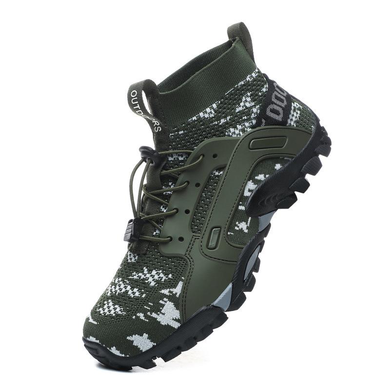 Men's Large Size Non-Slip Water Hiking Shoes - Outdoor Casual Wading and Fishing Footwear