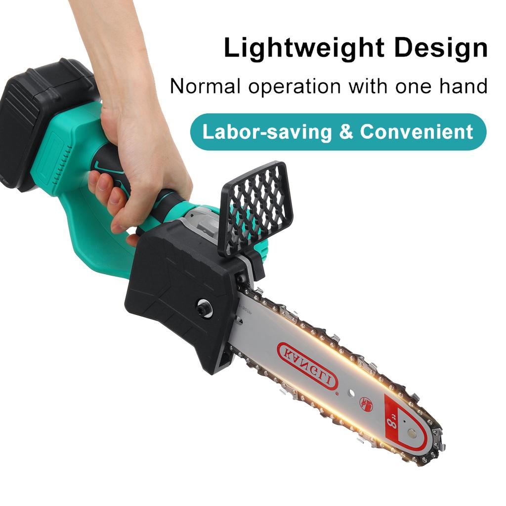 3000W 10/8 Inches Mini Pruning Saw Electric Chainsaws Removable For Fruit Tree Garden Trimming For Battery One-Handed