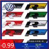 RUNTB1 VW 2026 Hot 3D Metal R Line Logo Rline Car Emblem Badge Sticker Trunk Decals For Polo Passat Sagitar Magotan Jetta Be