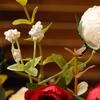 Artificial Roses Bunch Reusable Fake Flowers Maintenance-Free Faux Rose Bundle for Table
