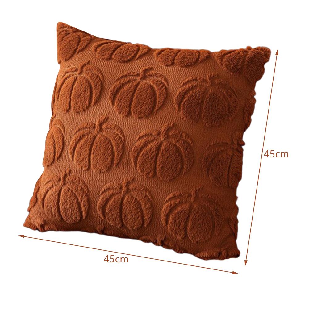Pillows Covers With Pumpkins Pattern Breathable Comfortable Pillowcase For Office Car Home
