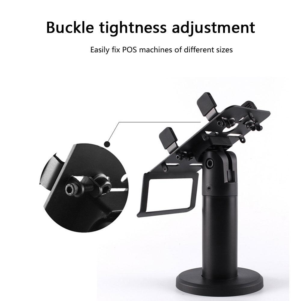 Pos Machine Stand Adjustable Pos Display Holder Rotatable Machine Cashier Display POS Machine Counter Card Stand Credit Bra