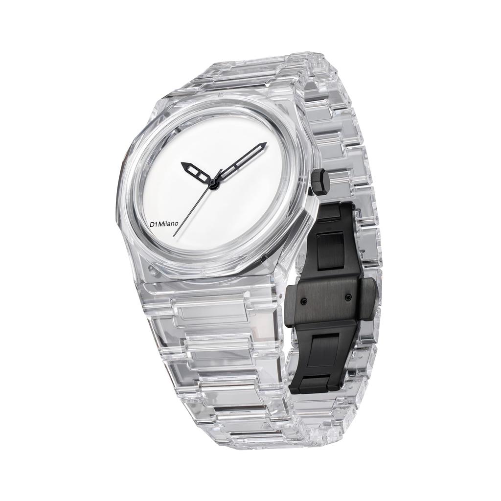 Authorized Distributor [D1 MILANO] D1 Milano Men's and Women's Watch NYBJ01 Nylon EXP White 39mm