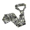 Wizard Neck Tie with Poker Dices Print Fashionable Costume Prop Necktie for Magical Performances and Fancy Dress Event
