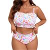 Women's Two-Piece Bikini Set Plus Size Split Swimsuit