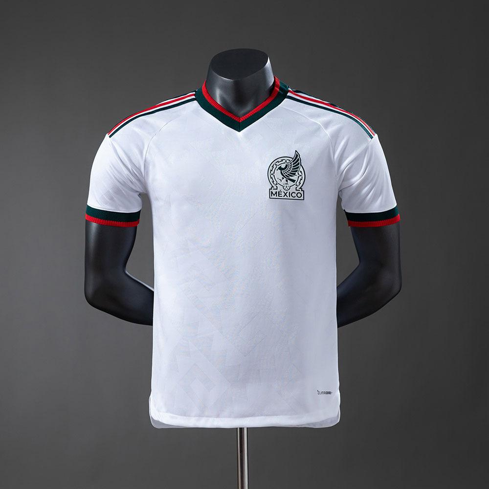 World Cup Mexico away player jersey Alvarez/Raul/Jimenez cross-border football jersey S
