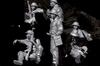 Paracel Miniatures 1/72 Scale Modern North Vietnamese (NVA) Tank-Riding Infantry Set (6 Figures) Resin Unpainted Kit MINI7239 (People)