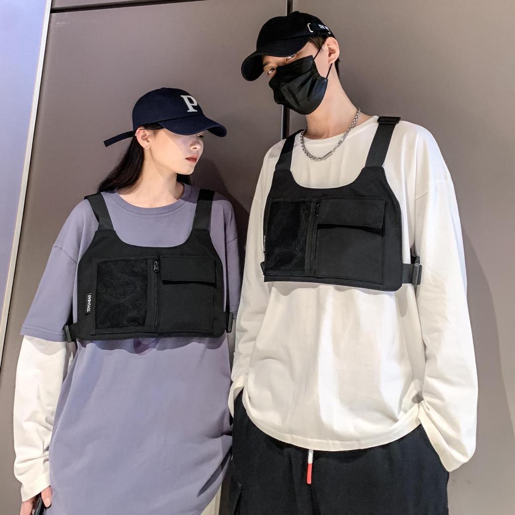 Trendy Hip-Hop Chest Bag: Functional Tactical Vest and Backpack