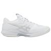 ASICS SOLUTION SPEED FF 4 Comfortable Breathable Support Rebound Low top Tennis Shoes Women's White Silver 1042A307-101