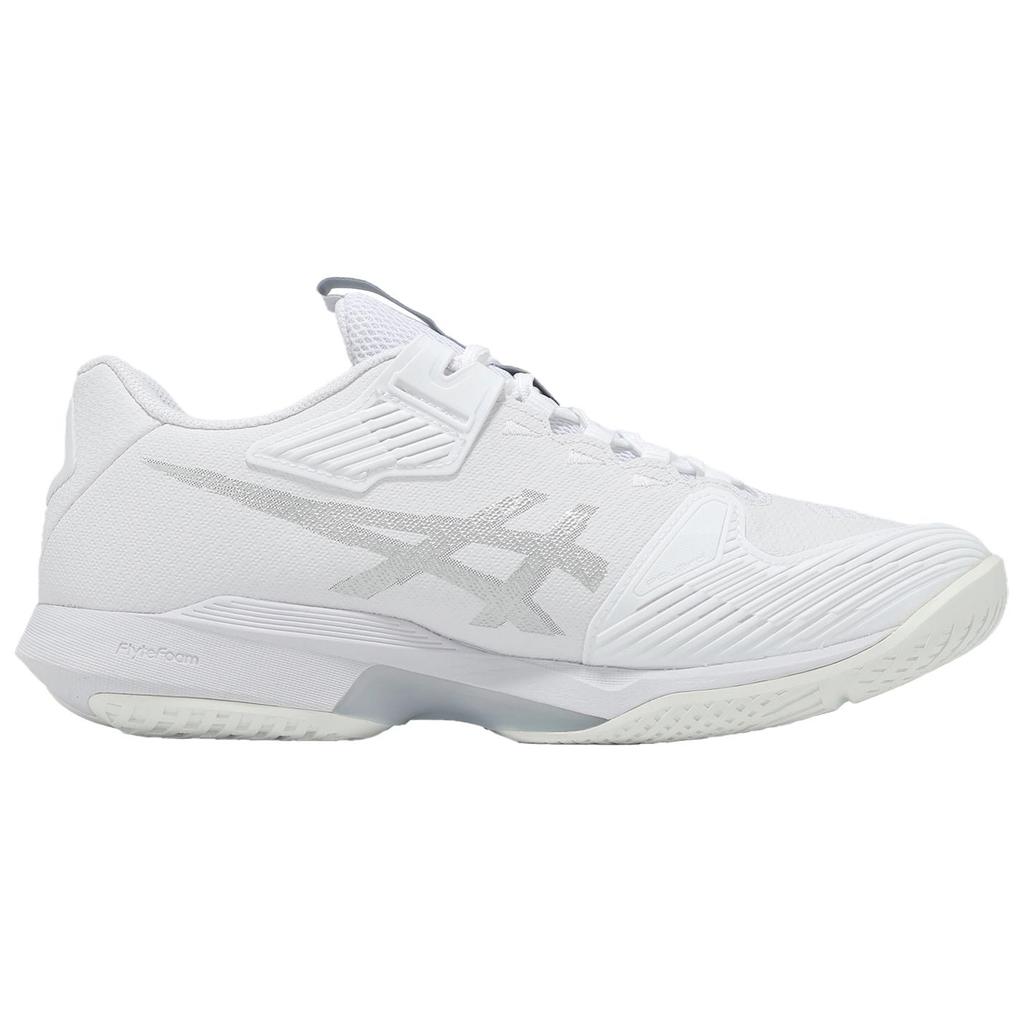 ASICS SOLUTION SPEED FF 4 Comfortable Breathable Support Rebound Low top Tennis Shoes Women's White Silver 1042A307-101