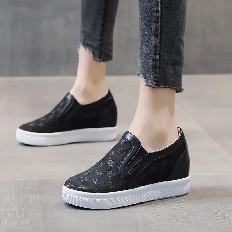 Casual Stylish Wedge Mesh Breathable Ladies Footwear New Arrival 2025 Offers 39 Deals Walking High Quality Light Women's Shoes