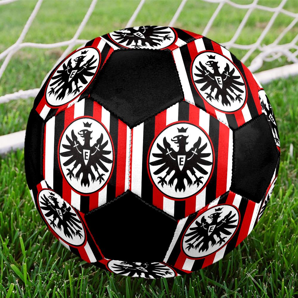 SIZE 5 Eintracht Frankfurt Soccer Ball Colorful All Ages Machine Stitched PVC Competition Ready Durable High-Bounce