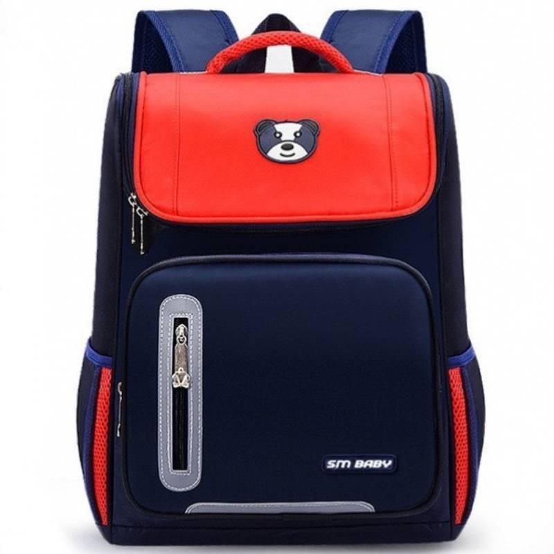 Bear Printing Backpack Schoolbag Large Capacity Store Books Bags Kids Gifts