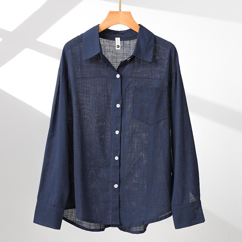 Women's Premium Linen-Cotton Shirt - Early Autumn 2025 Design