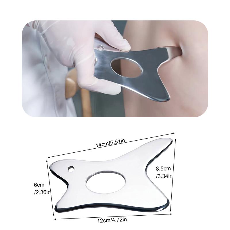 1 Stück Gua Sha Massage Werkzeug Edelstahl Gua Sha Schaben Massage Werkzeuge Werkzeuge Großartiges Weichteilmobilisationswerkzeug