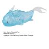 Maltose Glow Arowana Squeeze Toy Slow-Rising Silicone Fidget for Stress Relief Cute Fish-Shaped Decompression Gadget for Kids Adults