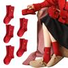Chinese New Year Ankle Socks Soft Cotton Breathable for Women Girls Wedding New Year Celebration Party Decorations