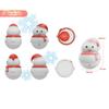 Cute Snowman Night Light Bedroom Silicone Nursery Tumbler Nightlights Bedside Touch Lamp for Baby Children Girls Christmas Gift