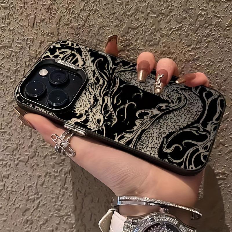 Self-Powered Chinese Dragon iPhone 16/15/14/13/12/11 Laser Case