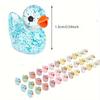 Glimmering Resin Little Ducks Mixed Colors For Garden DIY Aquarium Decorations Perfect Miniatures Aquariums And Crafts Fun Party