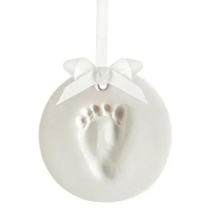 Newborn Baby Hand Foot Print DIY Photo Frame With Mold Clay Imprint Kit Non-toxic Baby Souvenirs Milestone Decor Gifts