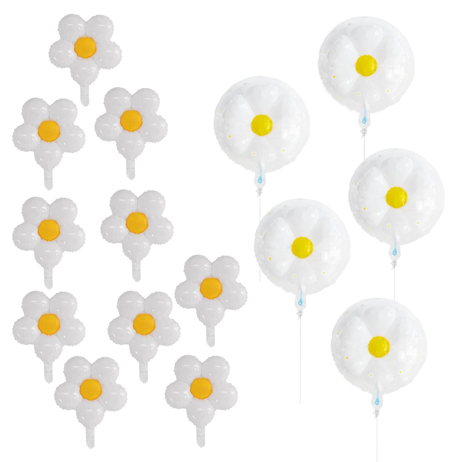 

Праздничные украшения Daisy Цветочные воздушные шары| Украшения на день рождения Ромашки для женщин| Дейзи Фольга Воздушные шары для
