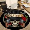 1pc Guns N' RosesChair Carpet for Office, Non-slip, Soft and Durable Office Rug for Interior Decoration, Perfect for Office yy250925152