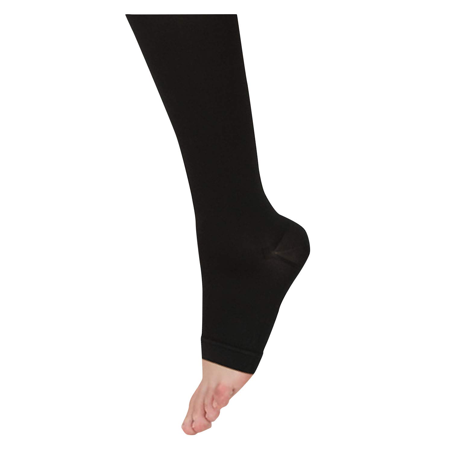 

Alcare Unsilk 2 Knee Socks Compression 1 Box (Toeless), Black, Small, 20284, Stockings, (1 Pair) чёрный