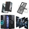Durable Matte Translucent Shockproof Magnetic Shockproof Armor Folding Phone Case for Galaxy Z Fold 7 5G 6 8 Wide Stylish Look