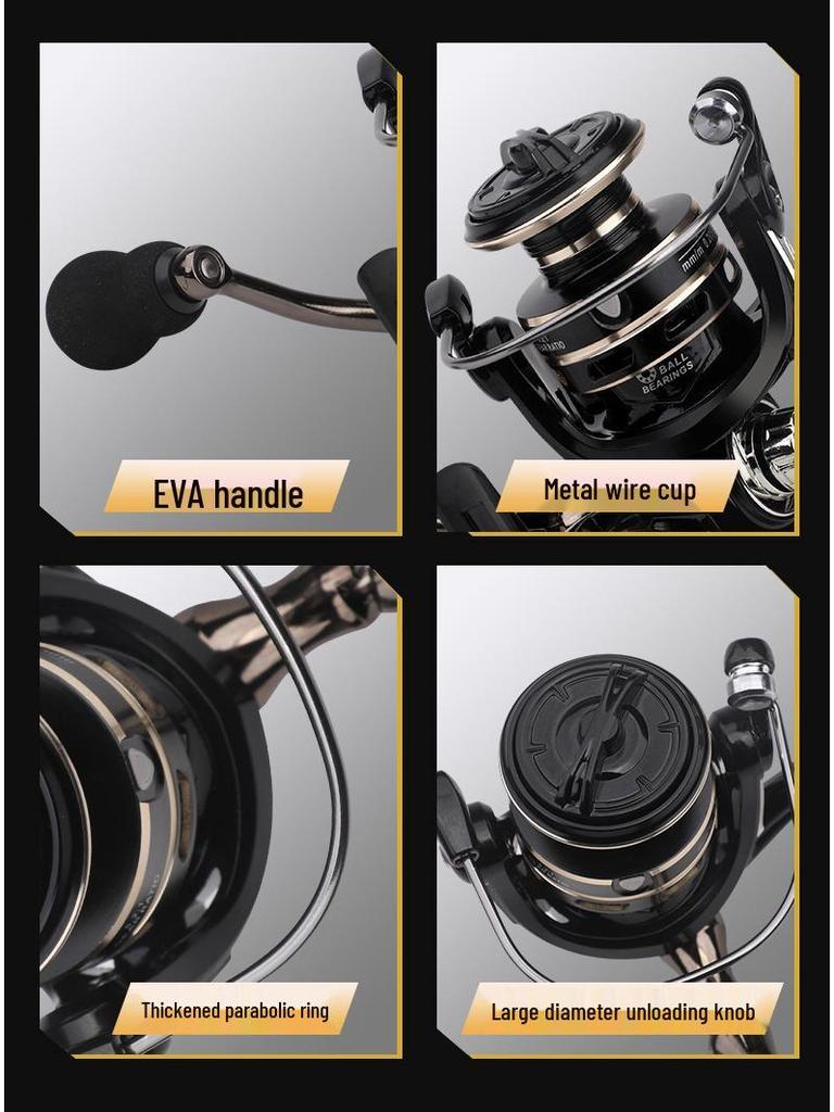 Universelles Carbon-Köderruten-Set: M Power, Gerader Griff, Weitwurf-Angelrute