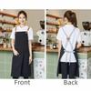 Wear-resistant Canvas Apron Waterproof Florist Apron Multi-functional Cafe Apron  Studio