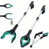 Grabbing Tool, Foldable Grabbing Tool, Suitable for Elderly Use, Wide Claw Garbage Picker, Lightweight Garbage Picker with A Strong Magnetic Tip.