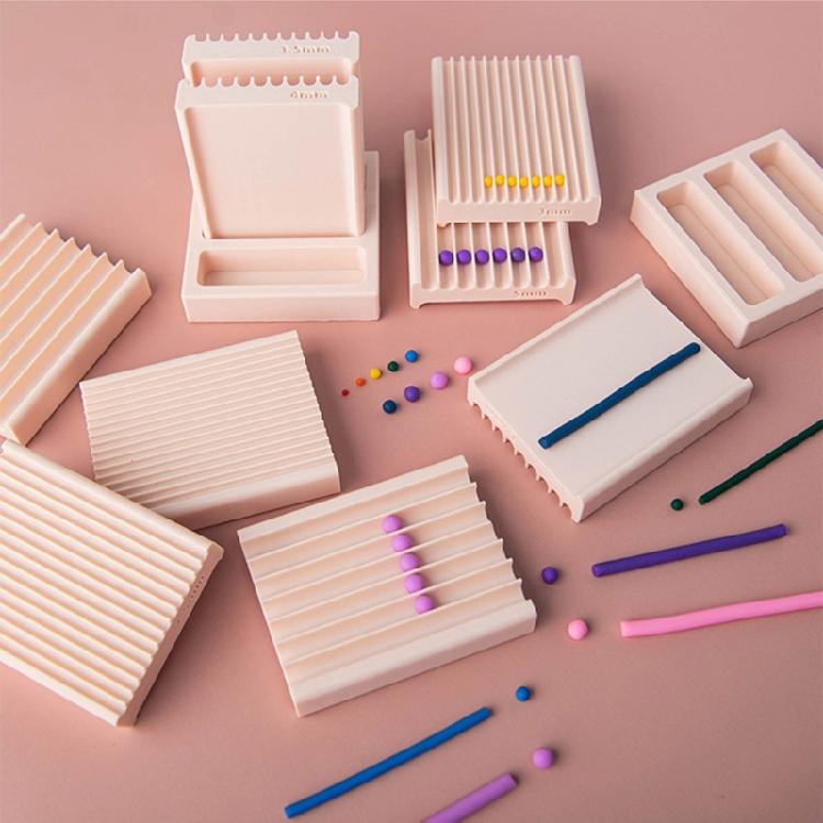 Easy To Clean Clay Styling Instrument Professional Polymer Clay Bead Roller With Comfortable Grip Jewelry Making Tool
