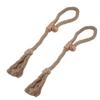 2PCS Curtain Tieback Cotton Curtain Holdback Rope Curtain Magnetic Cord for Household