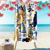 Dog Man Print Beach Towel, Large Soft Quick Dry Towel for Beach Camping Swimming