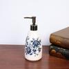 Vintage Flower Pattern Shampoo Press Bottle Hand Press Type Hand Soap Container  Shower