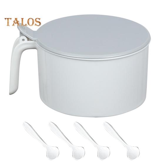 

Коробка для приправ с крышкой в скандинавском стиле с 4 отделениями, простая в использовании, без запаха, удобная для захвата, коробка для приправ, товары для дома белый