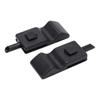 2pcs Car Door Lock Knob Tab 15214027 ABS Ebony Black Replacement for Chevrolet Avalanche 2007‑2013