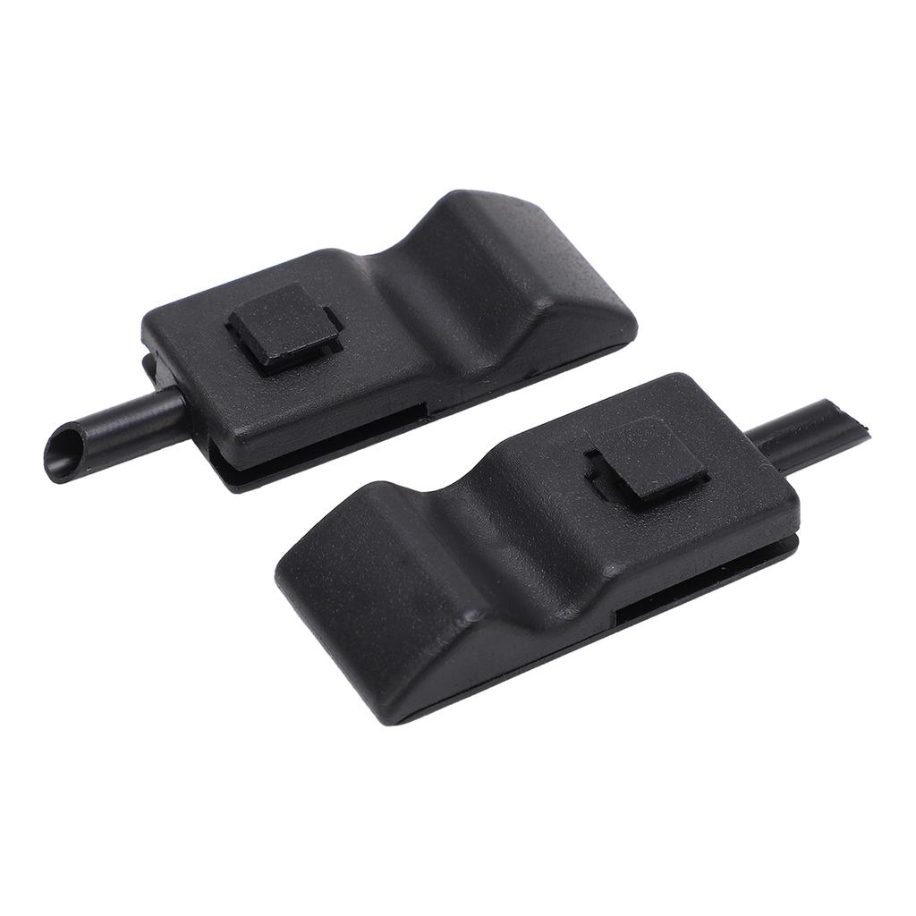 2pcs Car Door Lock Knob Tab 15214027 ABS Ebony Black Replacement for Chevrolet Avalanche 2007‑2013