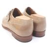 Tolle John Lobb Business-Schuhe BRENTWOOD Kappe Single Monk Strap Beige Gebraucht