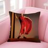Popular Fashion Chinese Sexy Model LLiu Wen Cushion Cover Pillowcase Short Plush Invisible Zipper Room Sofa Cushion Cover