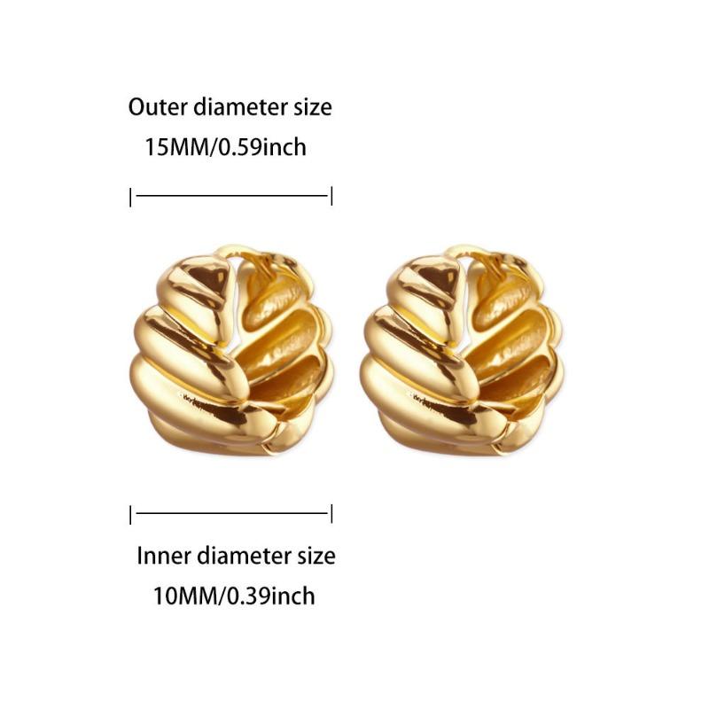 Light luxury diamond-set double-layer zircon ear buckle earrings butterfly love high-end fashion versatile earrings