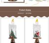 Cross-border Christmas Snowflake Candle and Crystal Ball Lights - Creative Christmas Gifts