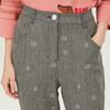  Benetton  Benetton Inner Banding Pearl Print Baggy Denim Pants Badp06241 Gr