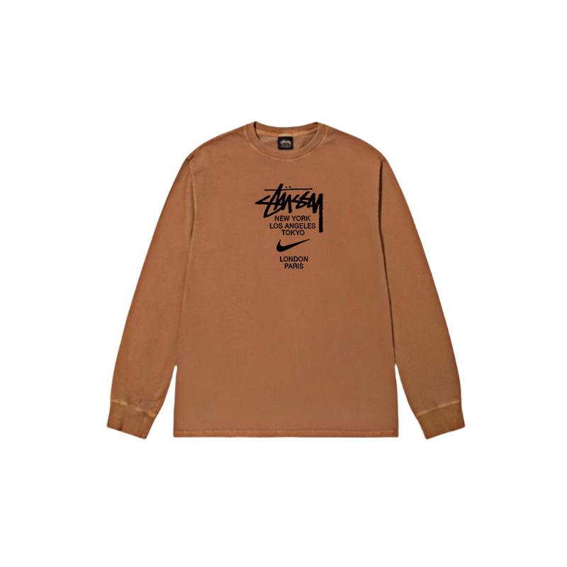 STU SS25 dice printing long-sleeved t-shirt for men and women of the same style, spot classic
