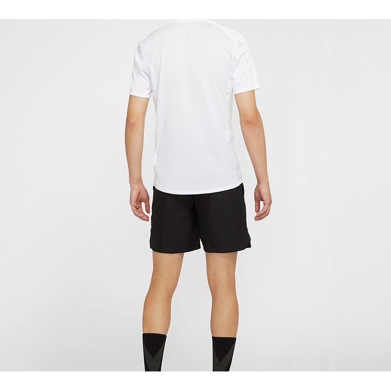 Nike Miler Running Top Quick-Dry Short Sleeve T-Shirt Men Tops White AT3952-100