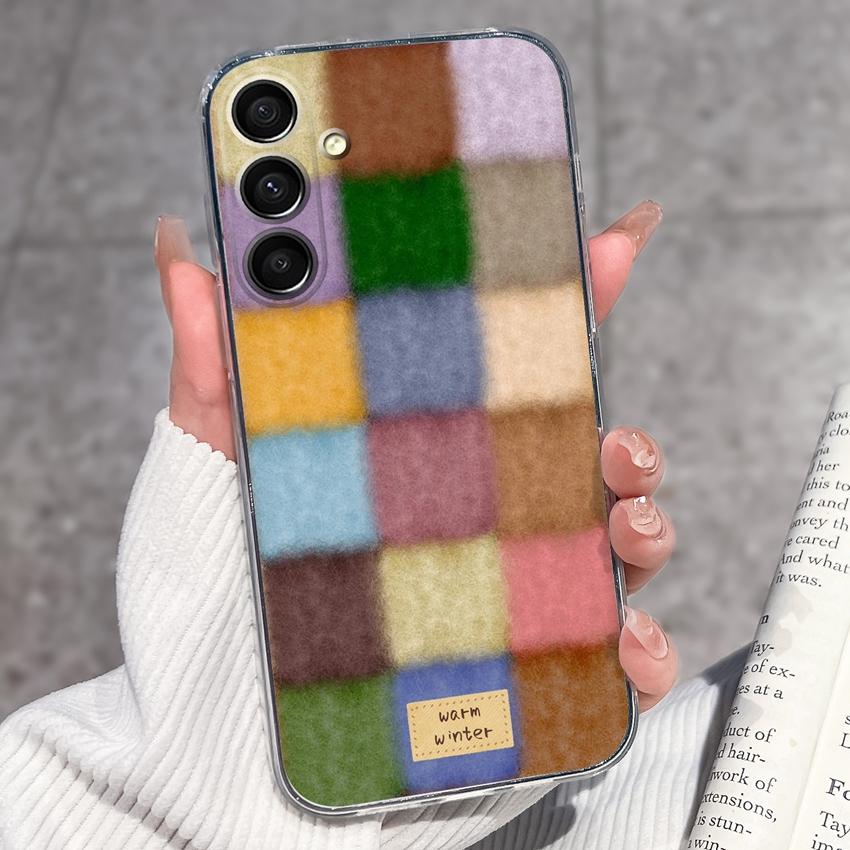 Casing For Samsung A16 A17 A15 A14 A13 A12 A10 A26 A25 A24 A23 A22 Phone Cover Cute Penguin Pattern Transparent Silicone Shell For Samsung Bumper Case