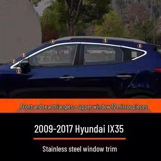 Nerūsējošā tērauda logu apdare priekš 2009-2017