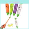 Stretchable Carrot Sword Toy For Kids Realistic 3d Gravity Knife Anti-stress Plaything