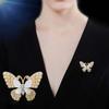 Elegant Pearl Butterfly Brooch for Women - High-End Niche Sweater and Clothing Accessory